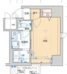 プレサンス難波WESTの物件間取画像